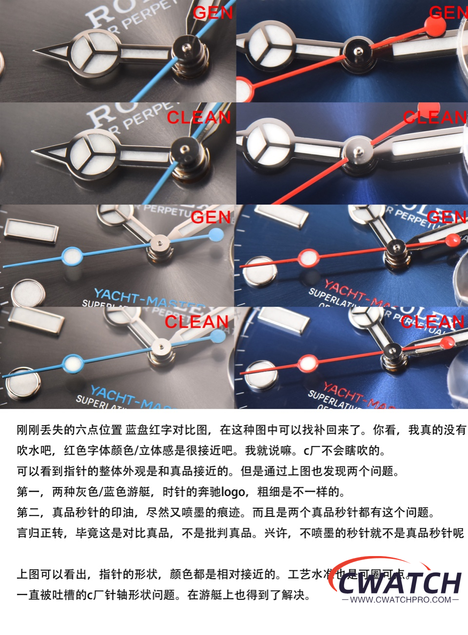 C厂Clean劳力士游艇名仕型系列m126622-0001灰游艇40mm