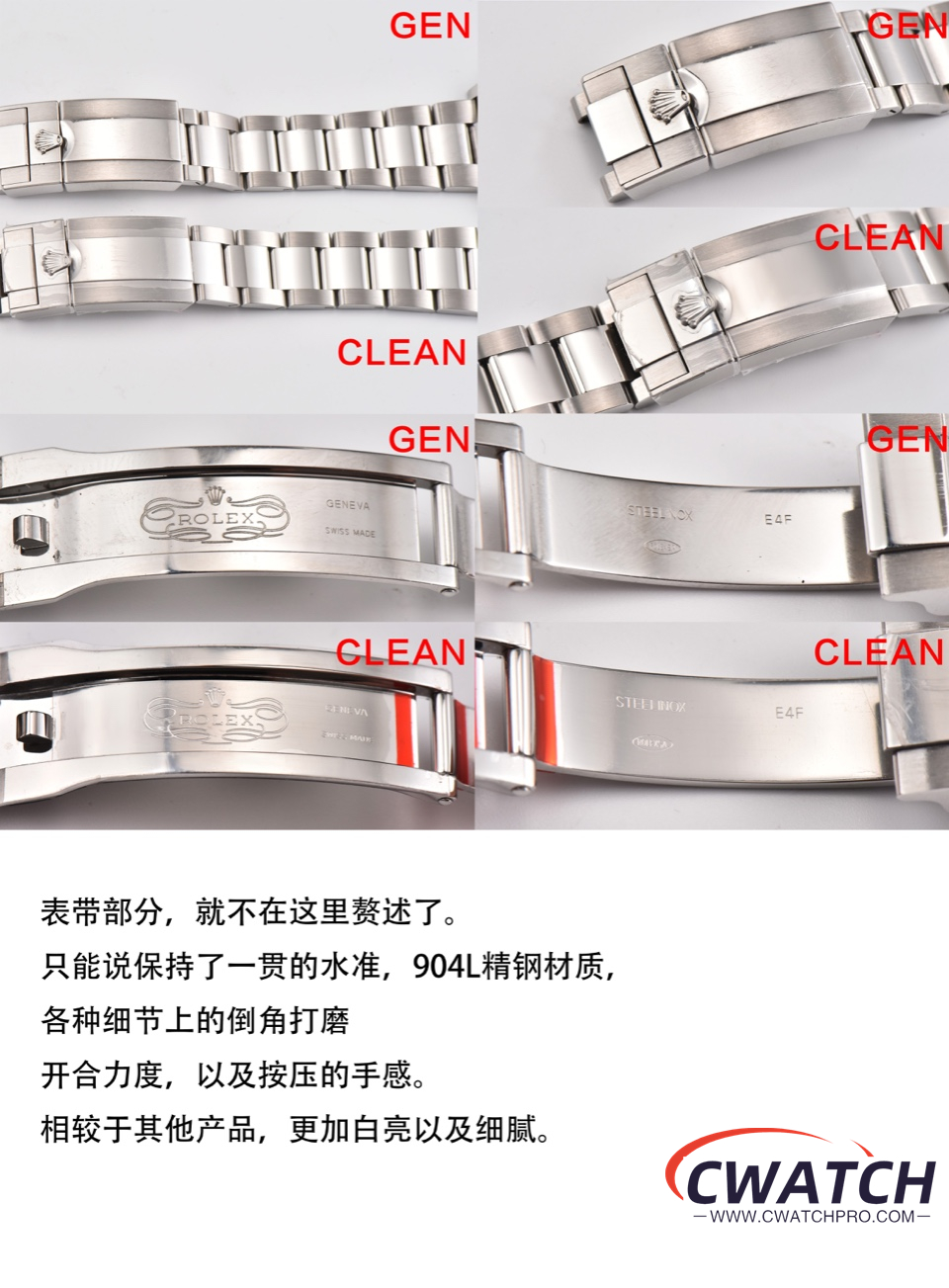 C厂Clean劳力士游艇名仕型系列m126622-0001灰游艇40mm