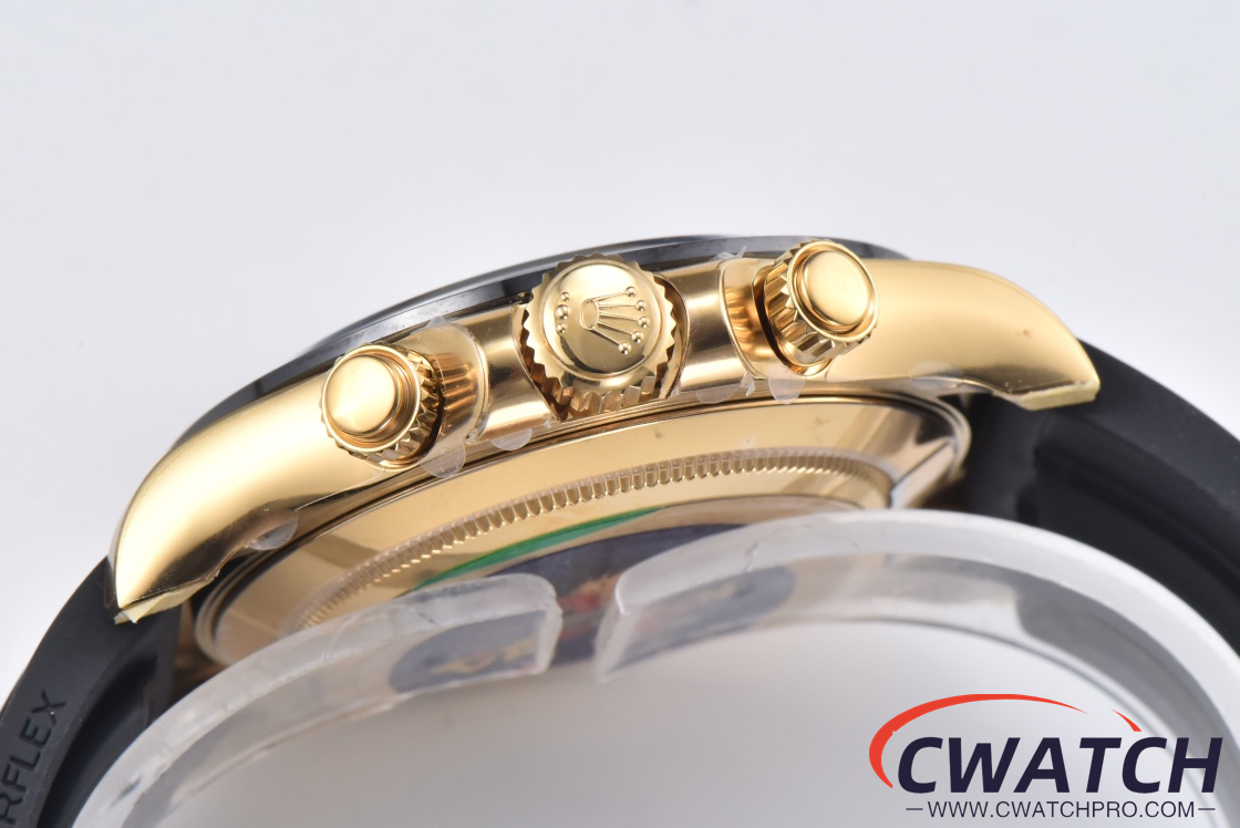 C厂Clean劳力士宇宙计型迪通拿m116518LN-0078黑金钻迪「4130机芯」