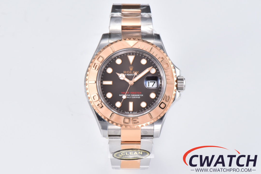 C厂Clean劳力士游艇名仕型系列m126621-0001间金咖啡面游艇40mm