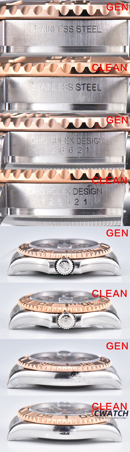 C厂Clean劳力士游艇名仕型系列m126621-0001间金咖啡面游艇40mm