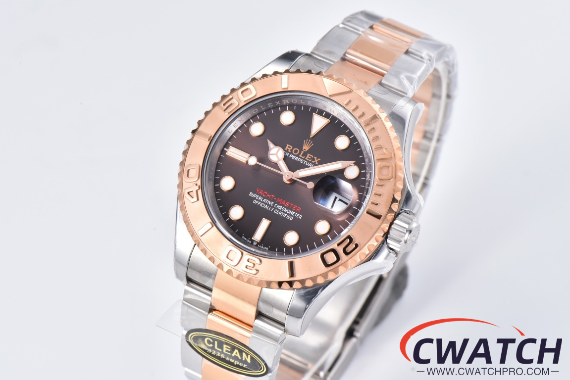 C厂Clean劳力士游艇名仕型系列m126621-0001间金咖啡面游艇40mm